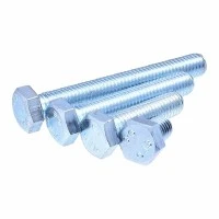 DIN 933 Klassi 8.8 Żingu Plated Hex Bolt